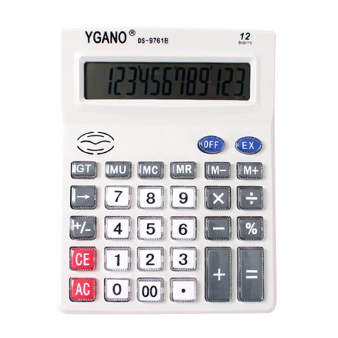 YGANO 전자계산기 DS-9761B, 상세설명 참조