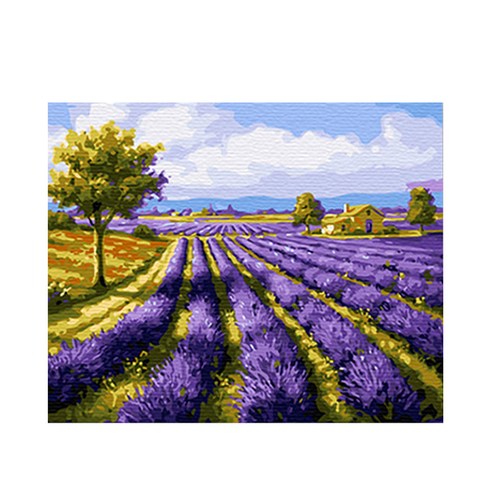 원더아트 DIY 그림 그리기 세트, E3 라벤더언덕, 1개