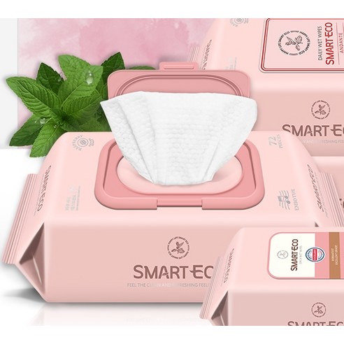 소중한 아기 피부를 위한 촉촉하고 안전한 선택, 지앤티클린 스마트에코 안단테 아기물티슈