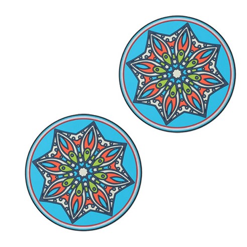 만다라 멀티 코스터 2p, 블루