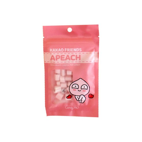 카카오프렌즈 캔디미 어피치 수제사탕 파우치, 35g, 1개