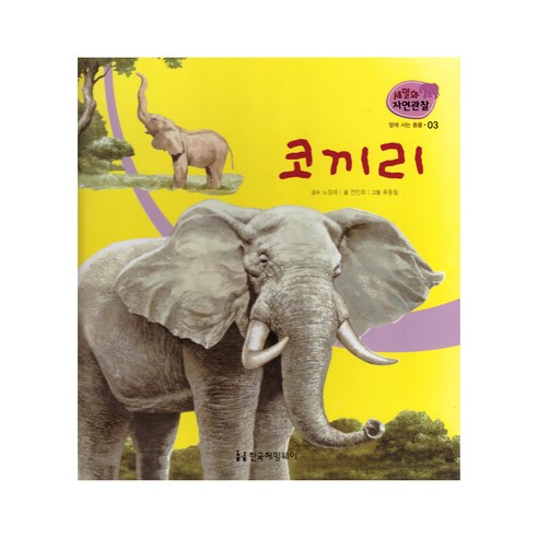 세밀화 자연관찰 03 코끼리 땅에 사는 동물, 한국헤밍웨이