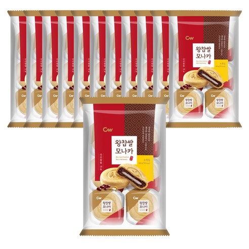 청우식품 왕찹쌀모나카, 240g, 12개