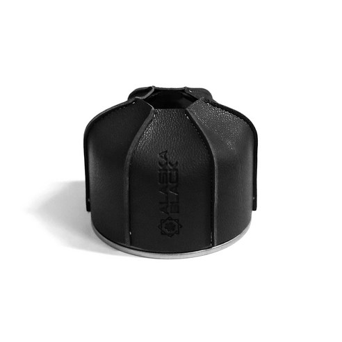 알래스카블랙 가죽 이소가스 워머 230g, 블랙, 1개