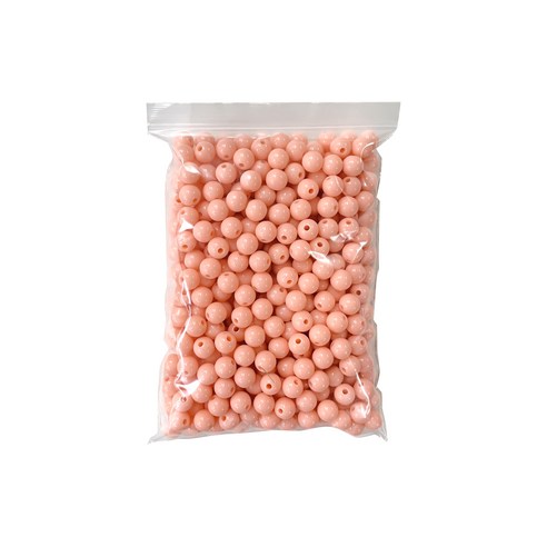 파티드레싱 도매 캔디컬러 구슬 10mm 250g, 살구, 1개