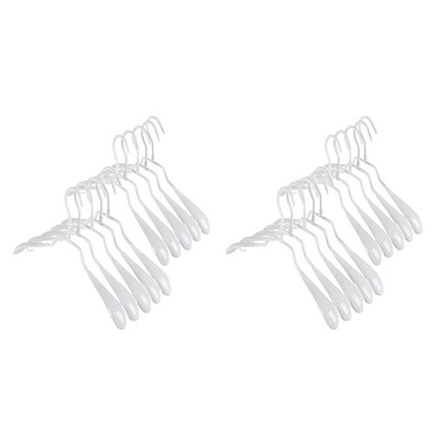 마녀의생활 논슬립 실리콘 코팅 자켓 옷걸이 여성용, 20개입, 화이트