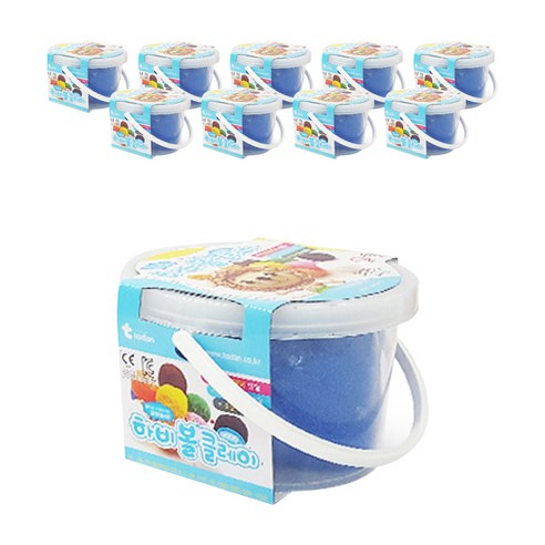 토단교재 하비볼클레이 10p, 파랑, 300g, 5개