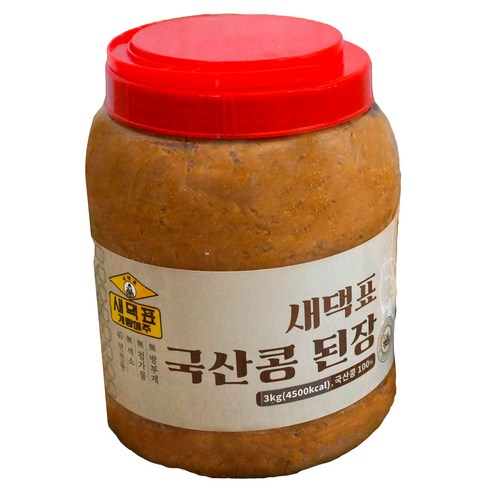 리프이노베이션 새댁표 국산콩 전통 된장 900g, 3개 기순도전통된장