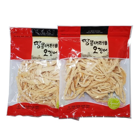 땅콩버터 오징어, 200g, 2개