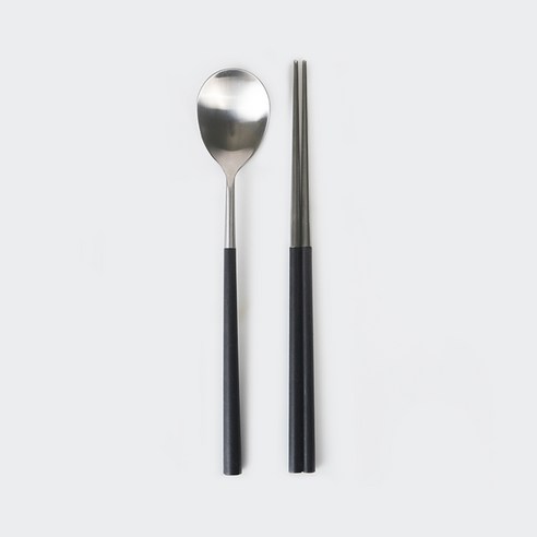 골든벨금속 모네 한식수저 블랙, 숟가락, 젓가락