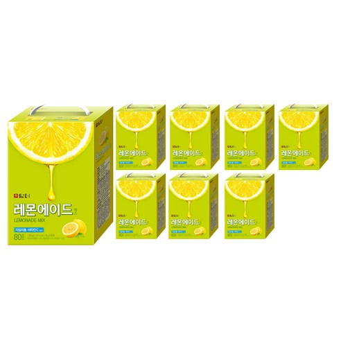 담터 레몬 에이드 믹스, 15g, 80개입, 8개