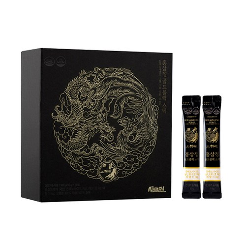 상림원 홍삼정 골드블랙 스틱 + 쇼핑백, 300g, 1개