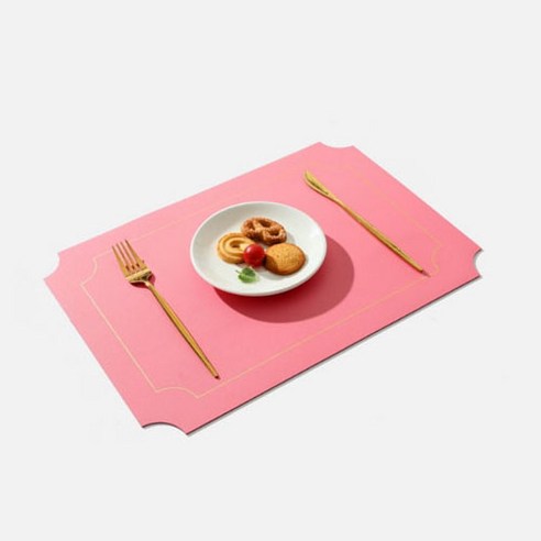 스타 리버시블 럭셔리 쉐이프 식탁매트, type 6, 43 x 30 cm