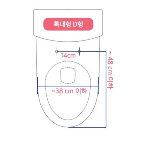 도비도스 양변기 커버, 1개