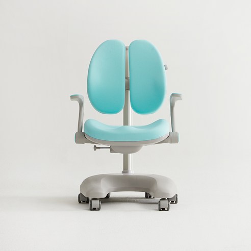 위드그로우 높낮이조절 지니 의자 L104S + 의자커버 + 팔걸이 세트 방문설치, 민트