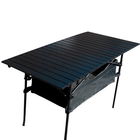 모토캠핑 접이식 경량형 폴딩 테이블, 블랙