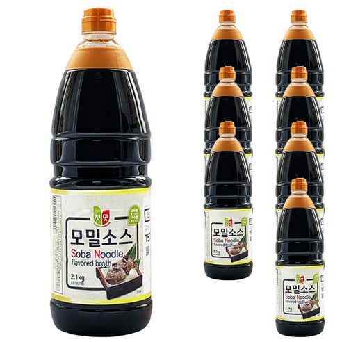첫맛 모밀소스, 2.1kg, 8개
