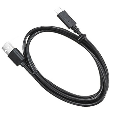 USB 2.0 C타입 고속 충전 케이블, 1m, 블랙