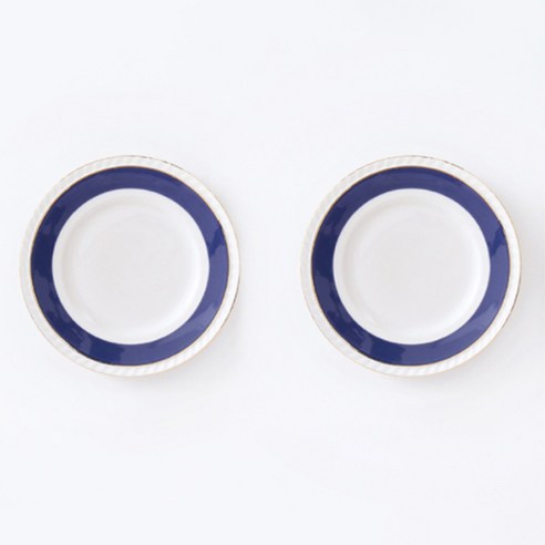 에라토 그레이스 원형 접시 2p, 블루