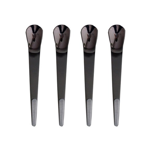 몽블랑 보겐 슈가 블랙 티스푼, 차콜, 4개