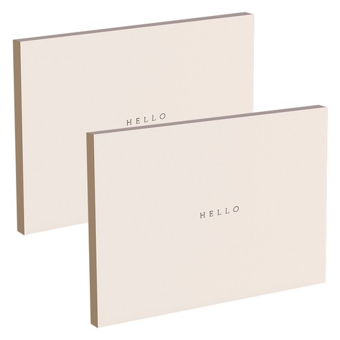 감성 미색 노트, HELLO, 2개