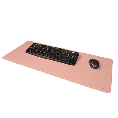 데코리오 대형 가죽 마우스패드 80cm x 32cm, 인디핑크, 1개