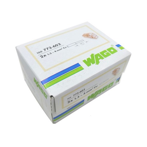 와고 단선용 커넥터 773-602 100p, 1개