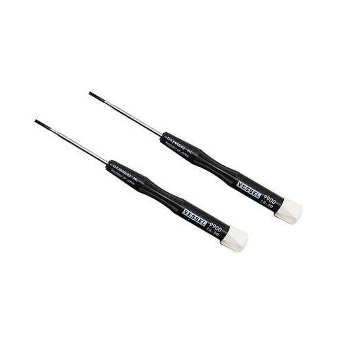 베셀 정밀 스크류 드라이버 일자 1.8 x 50 mm V9900, 2개
