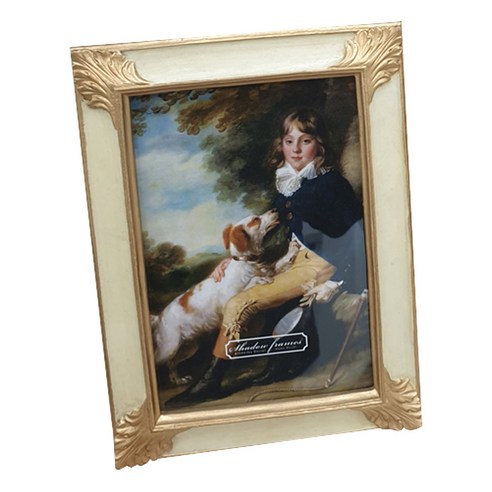 까사밍글 클래식 액자, 골드 + 베이지