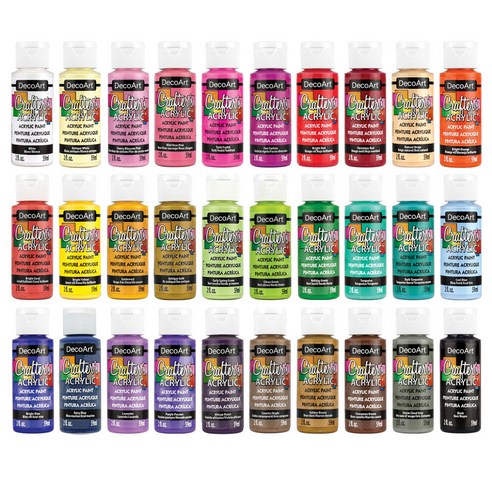 데코아트 크래프터 아크릴 물감 59ml x 30종 세트, 30색