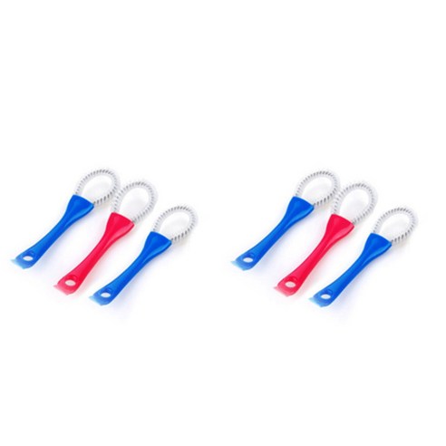 다용도 청소용 브러쉬 틈새솔, 랜덤발송, 6개