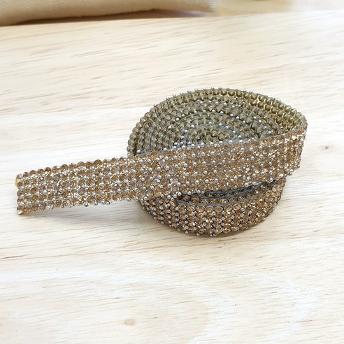 비즈라이프 핫멜트 줄큐빅 10mm x 90cm, 브라운, 1개