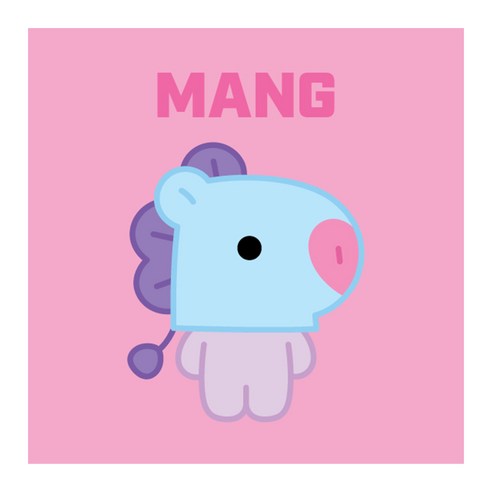 아이러브페인팅 BT21 DIY PAINTING_BABY 20 x 20 cm, MANG, 1개