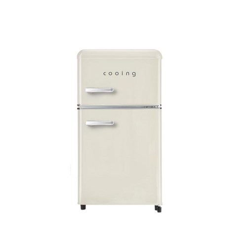 쿠잉 스타일리쉬 레트로 에디션 냉장고 80L 방문설치, REF-D85C