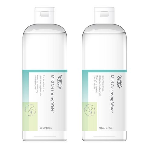 포멀비 마일드 클렌징 워터, 2개, 500ml