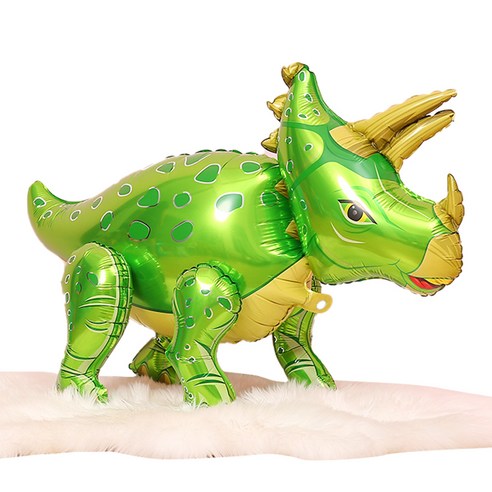피앤비유니티 대형 트리케라톱스 4D 입체형 풍선, 그린, 1개 마텔공식스토어 Best Top5
