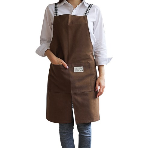 골드얀 조이 앞치마 L, 브라운, 1개