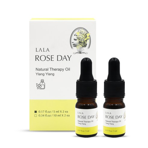 라라로즈데이 시즌2 오일 스포이드 이너퍼퓸 일랑일랑향, 5ml, 2개