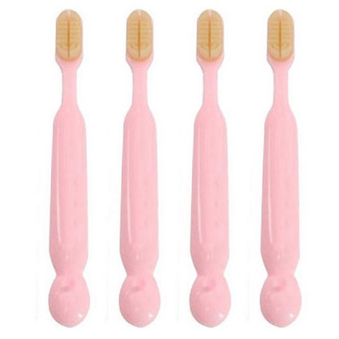 베이비 실리콘칫솔 4p, 신핑크, 4개