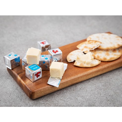 냉장고 속 든든한 영양 간식 더래핑카우 벨큐브 플레인