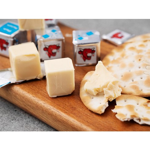 냉장고 속 든든한 영양 간식 더래핑카우 벨큐브 플레인