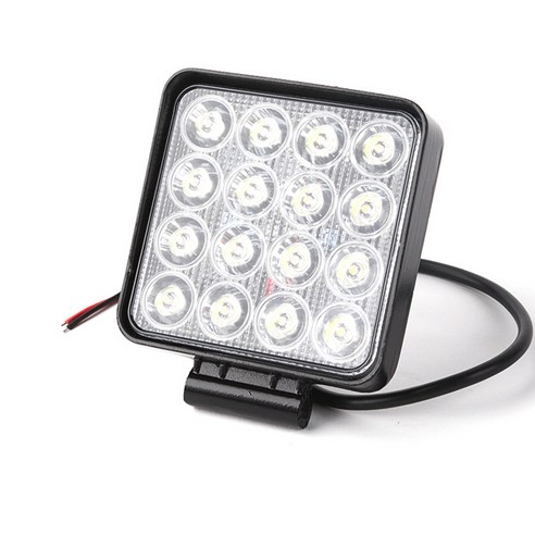 ZIO-BIZ 48W LED 써치라이트 사각 확산형, 블랙