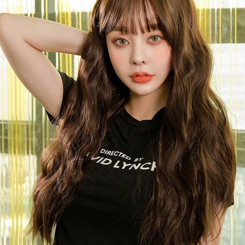 가발매니아 더썸 위그 블랑 푸드 통가발 하이소프트사 66cm, 초코브라운