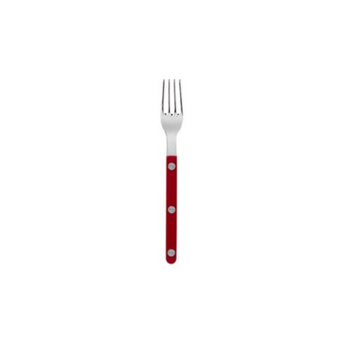 사브르 비스트로 샤이니 케이크포크 16cm, 버건디, 4개