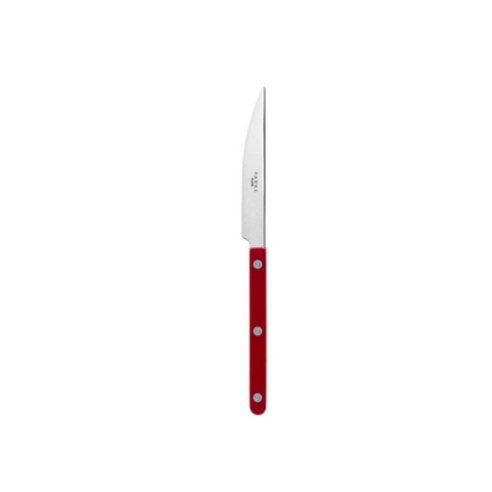 사브르 비스트로 샤이니 디너나이프 23.5cm, 버건디, 4개