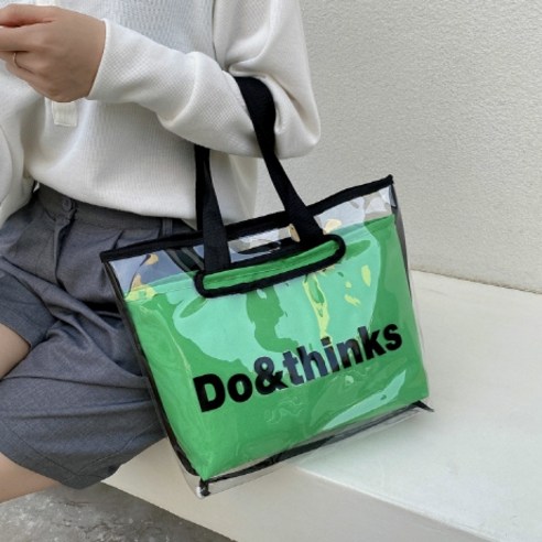 티나르 두앤띵크 투명 비치백세트