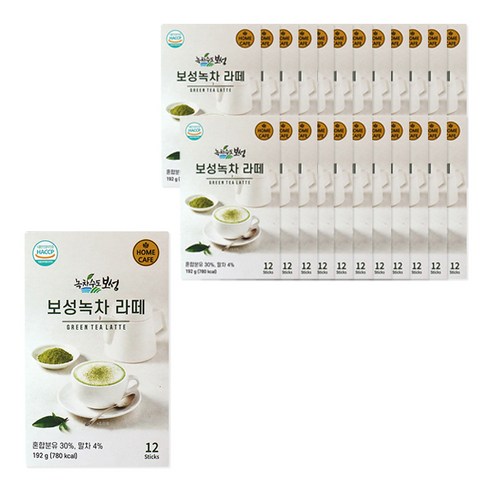 보성녹차 라떼, 16g, 12개입