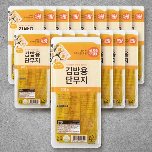 식자재왕 김밥용 단무지 18ea, 7.2kg, 1개