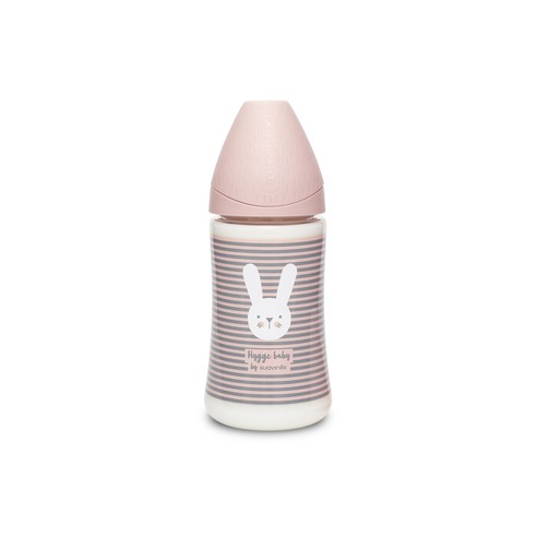 스와비넥스 휘게 프리미엄 PA젖병 270ml, 3포지션꼭지, 위스커핑크