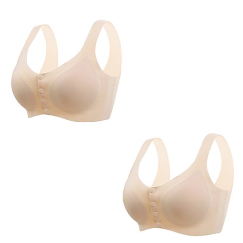 더블유비비 WBB04 세로 단추형 수유 브라탑 2p